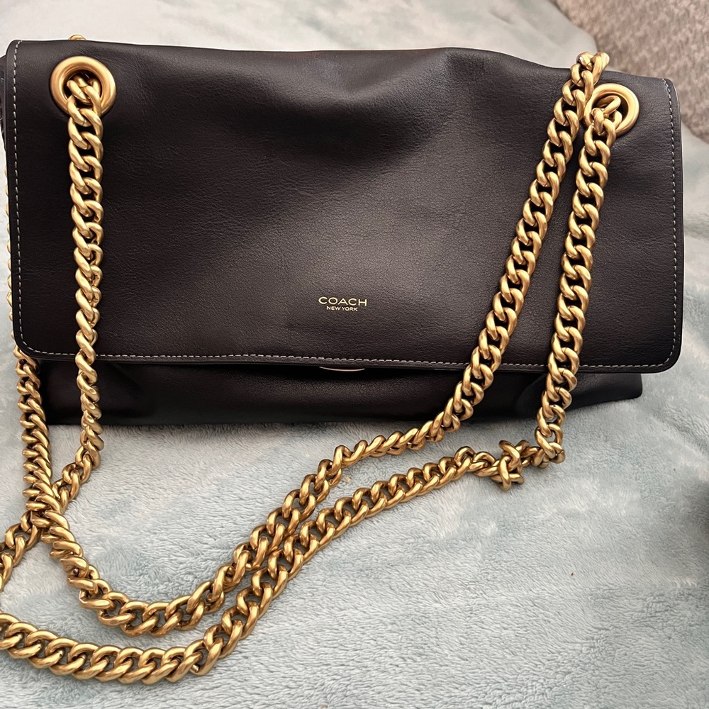 Coach Black Chelsea Shoulder Bag 30
With Chain - Picture 6 of 16